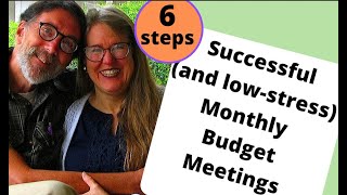 Six Steps for a Low Stress Monthly Budget Meeting