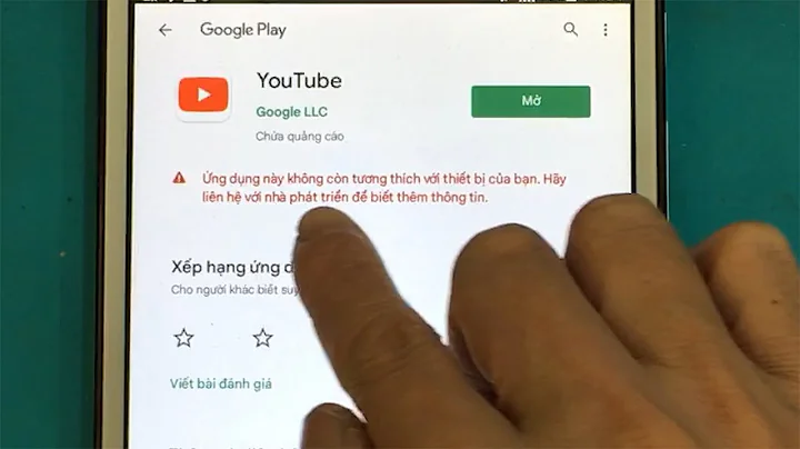Cài đặt, cập nhật Youtube trên điện thoại, máy tính bảng cũ android 4.4.2