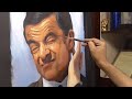 How to Paint Mr Bean - Timelapse!