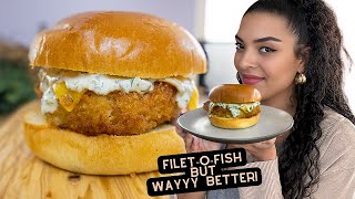 Delicious Fish Sandwich Recipe | FiletOFish But Better (30 Minute Dinner)