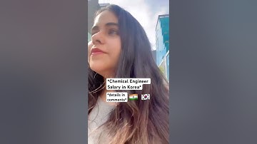Chemical Engineer Salary in Korea #indianinkorea #southkorea #jobs #shorts