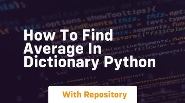 how to find average in dictionary python