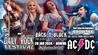 BACK:N:BLACK @ Daily Rock Festival, Geneva, SWITZERLAND