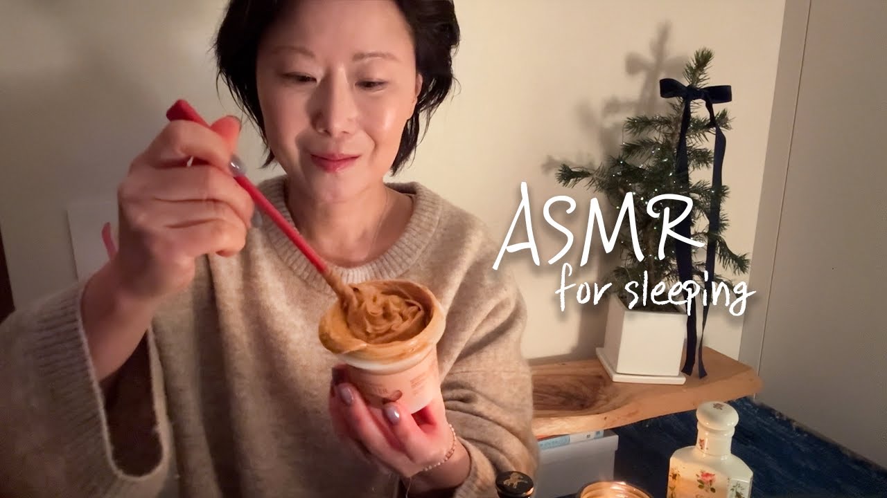 Sleep Well Tonight🌙 ASMR 잠이 스르륵...위로를 담아, 여러분에게✨ 책읽기 | 비누소리 | 화장솜뜯기 |홍이모