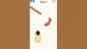 Save The Worm: Draw Puzzle - Level 15 | Short Gameplay Vids