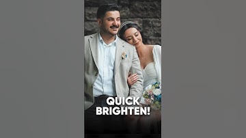 HIDDEN BRIGHTENING BUTTON IN PHOTOSHOP!! #photoshoptutorial