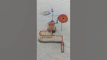 Chain Reaction | Fireworks & Science Experiment 🔥 #shortsvideo #amzingshorts #chakrifirework