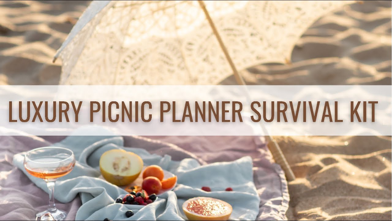 Luxury Picnic Planner Survival Kit Picnic Supplies MUST Haves