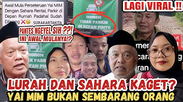 KAPOK? YAI MIM SKAKMAT LURAH - MASIH MENEGANGKAN SAHARA VS YAI MIM?
