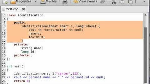 C++ tutorial 39 - constructor (part 1)