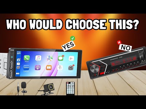Best Budget Single DIN Car Stereo 2025 | Apple CarPlay, Android Auto, Backup Camera & More!