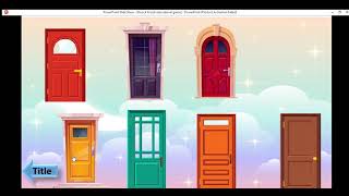 Knock Knock Educational Game For kids and students screenshot 1