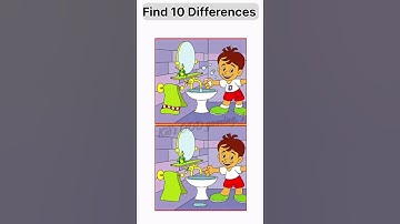 Find 10 differences! 🧐#howgoodareyoureyes #spotthedifference #quiz #sisgaming #puzzlegame