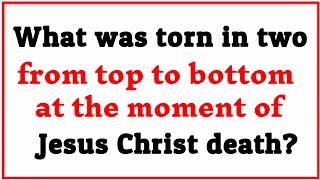 How Much Do You Know About the Death of Jesus? || The Crucifixion Of Jesus Christ Quiz