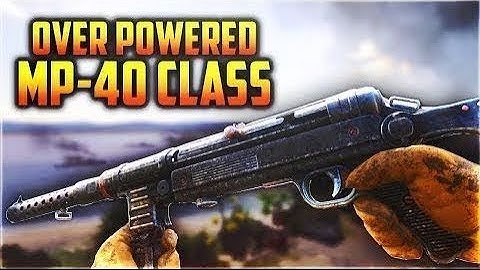 SECRET MP40 BUFF !  ! BEST MP40 CLASS SETUP ! WW2 MP40 BEST CLASS SETUP !