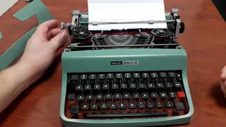 Olivetti lettera 32 anni 60