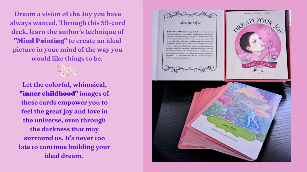 DREAM YOUR JOY ORACLE CARDS タロット　セット Dream Your Joy Oracle Cards: (Oracle Kit Box Set with 59