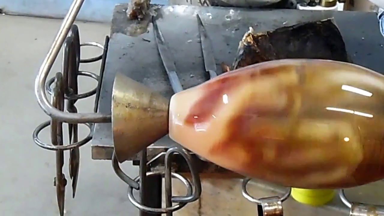 Barbara Rumberger Blowing Glass - Blue Highlight Series