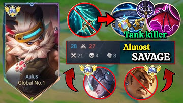 FINNALY FOUND AULUS BEST TANK KILLER BUILD INSANE ONE SHOT BROKEN ENEMY(MUST TRY)