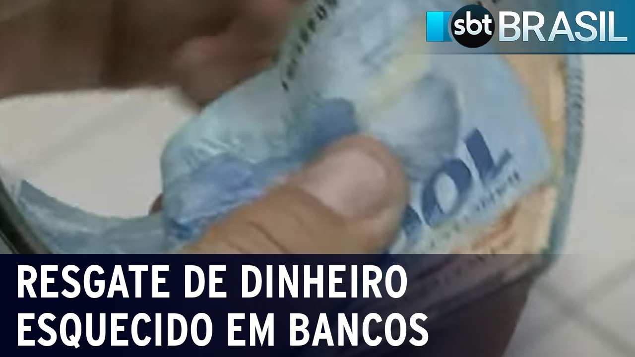 Brasileiros poderão resgatar dinheiro esquecido em bancos | SBT Brasil (15/03/22)