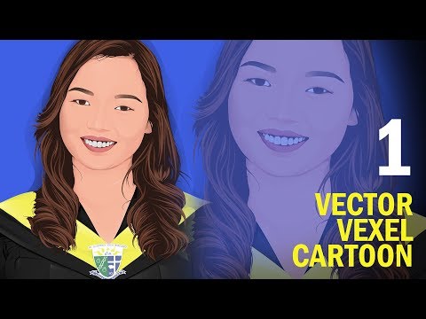 Vector Art/Vexel Art/Cartoon Effect - Photoshop Tutorial  - Part 