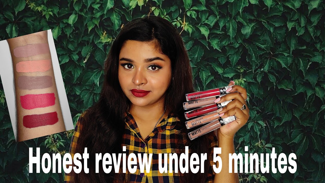 Honest Review on LA Colors Liquid matte lipstick || watch this before Buy .