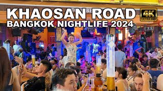 Khaosan Road 2024 - Bangkok Nightlife 🇹🇭