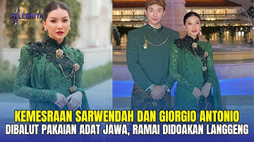 Kemesraan Sarwendah dan Giorgio Antonio Dibalut Pakaian Adat Jawa, Ramai Didoakan Langgeng - Insert