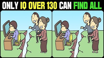 Spot The Difference : Only Genius Find Differences [ Find The Difference #140 ]