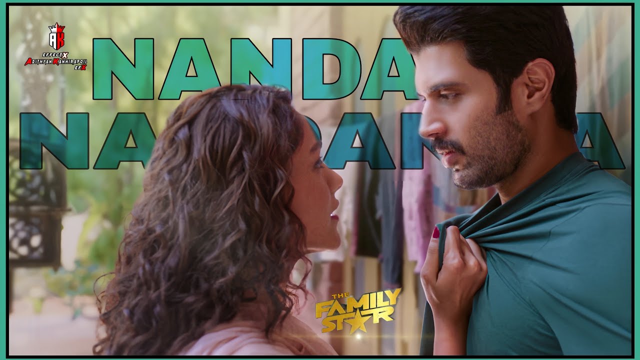 Nandanandana Lyrical Status Video 4kThe Family StarSong  vijaydevarakonda  mrunalthakur  trending