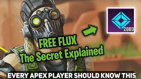 How to get free flux ?|Secret trick Explained#apexlegendsmobile|apex mobile