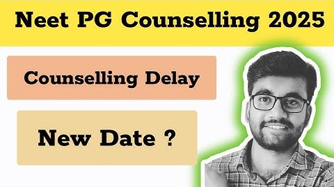 Neet PG Counselling 2025 | Big Update  | New Date | Seat Matrix | Neet PG Counselling 2025