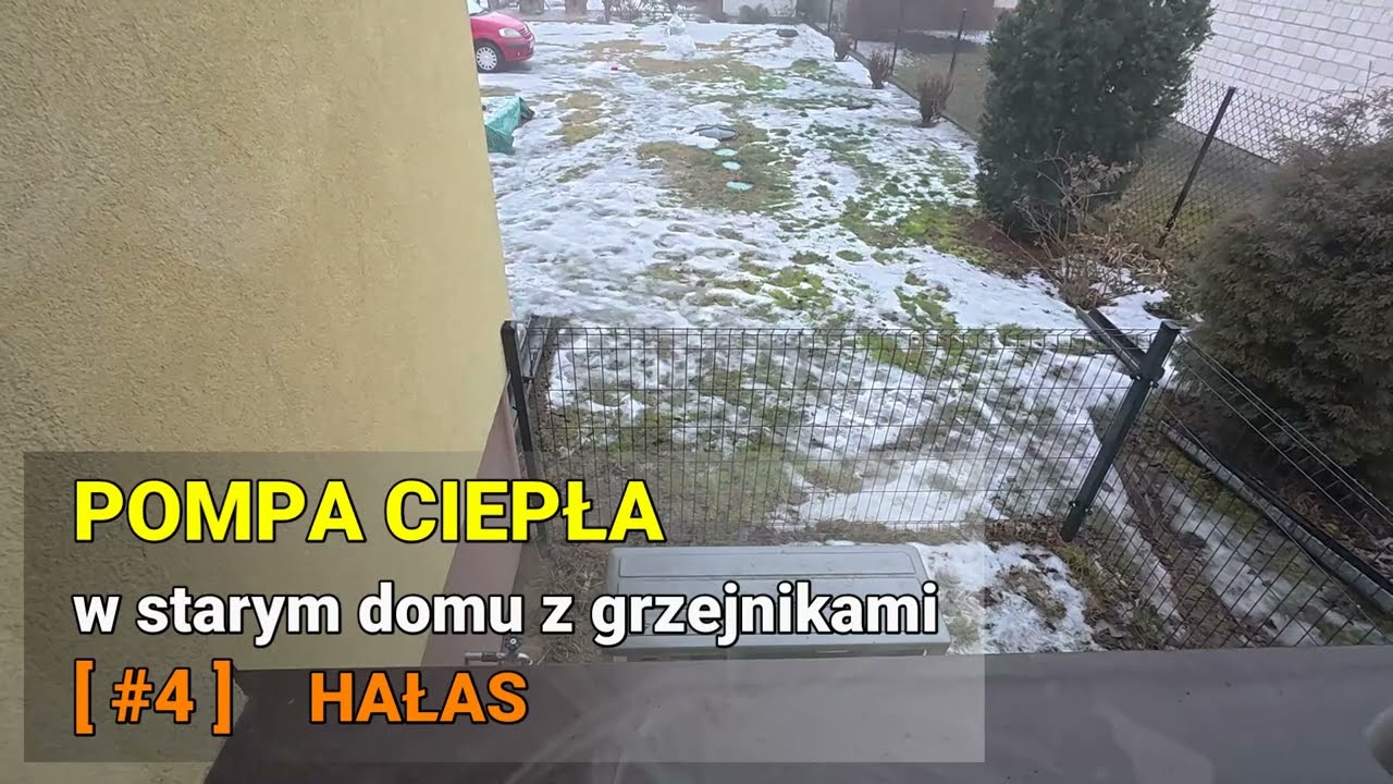 Pompa ciepła w starym domu z grzejnikami #4: Hałas