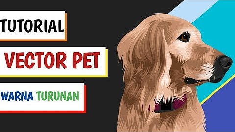 TUTORIAL VECTOR PET WARNA TURUNAN - INFINIT DESIGN