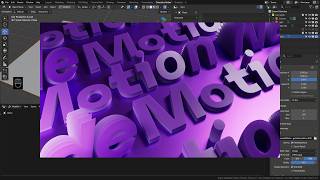 Blender Motion Node – Letters Wave Animation Tutorial