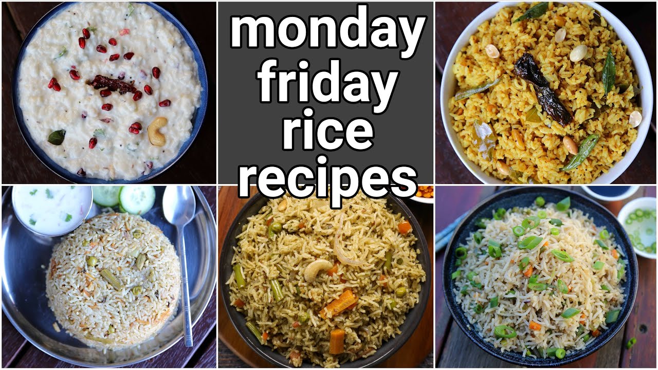 monday 2 friday lunch box rice recipes | instant rice & pulao recipes for weekdays | pulao recipes | Hebbar | Hebbars Kitchen