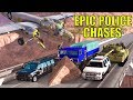 EPIC POLICE CHASES #36 - BeamNG Drive | CRASHdriven