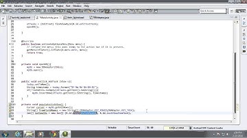 Android: Populating a ListView from the SQLite Database