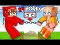 24 HORAS ESPOSADO con mi ENAMORADA en Minecraft!
