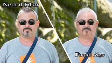 Photoshop 2021 NEW feature -Neural filter-Facial Age