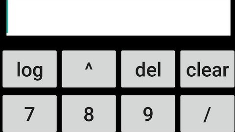 Create Scientific Calculator in Android Studio Using Java Run and Output part 7