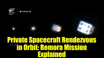 Private Spacecraft Rendezvous in Orbit: Remora Mission Explained