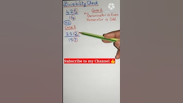Try this Simple Divisibility Check! #shorts | Easy Divisibility test for Medium Size Numbers