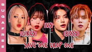 [KPOP] Are you a GIRL GROUP STAN or a BOY GROUP STAN? | SAVE ONE DROP ONE