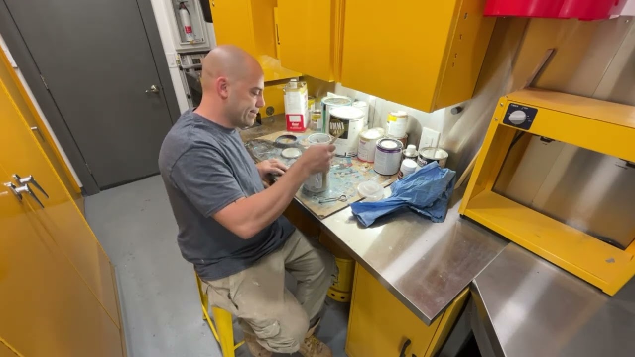 Painting a golf cart body