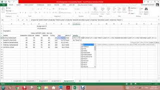 MS Excel Assignment 5