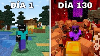 Sobreviví los 130 días MAS DIFICILES de MINECRAFT