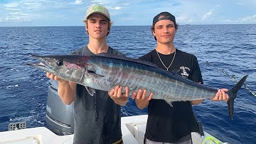 HUGE WAHOO! High Speed Trolling in the Bahamas (Catch, Clean, and Cook) - Episode 17