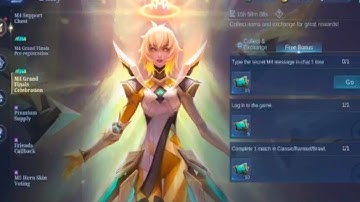 M4 SECRET MESSAGE IN CHAT 1 TIME || M4 SECRET MESSAGE TASK || M4 SECRET MESSAGE EVENT (MLBB)