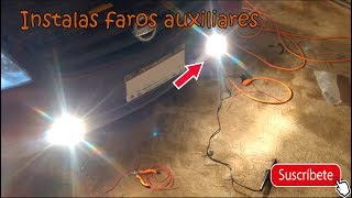 Como conectar faros de niebla tipo originales sin relevador!